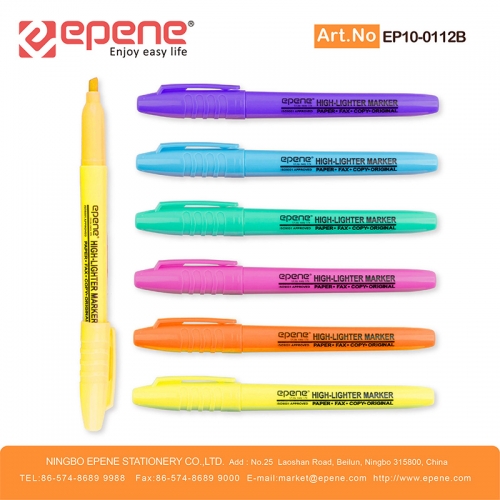 EPENE Highlighter , Colored solid barrel, Quick drying（EP10-0112B）