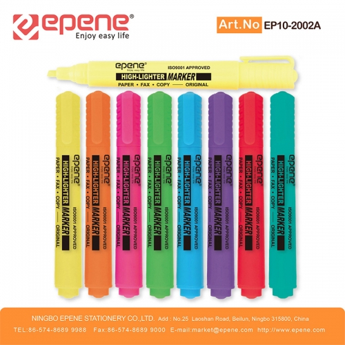 EPENE Highlighter , Colored solid barrel, Quick drying（EP10-2002A）