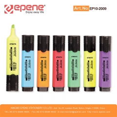 EPENE Highlighter , large ink, Quick drying, Flat barrel,Various color matching styles（EP10-2009）