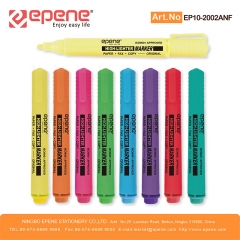 EPENE Highlighter , Colored solid barrel, Quick drying, Eight colors（EP10-2002ANF）