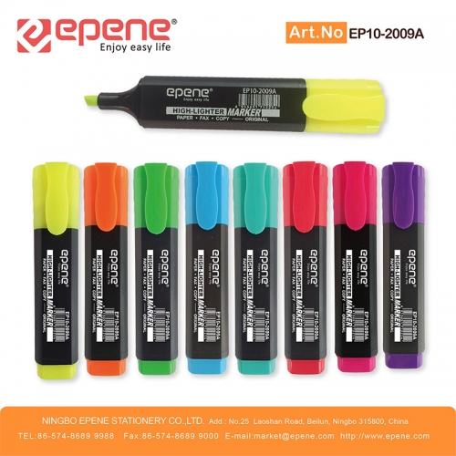 EPENE Highlighter , large ink, Quick drying, Flat barrel（EP10-2009A）