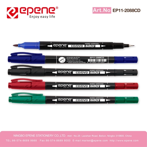 EPENE Permanent Marker,twin tip, Multicolor optional（EP11-2088CD）