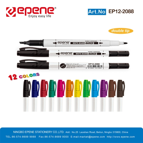 EPENE DOUBLE TIP DRY ERASE MARKER, WHITE BOARD MARKER