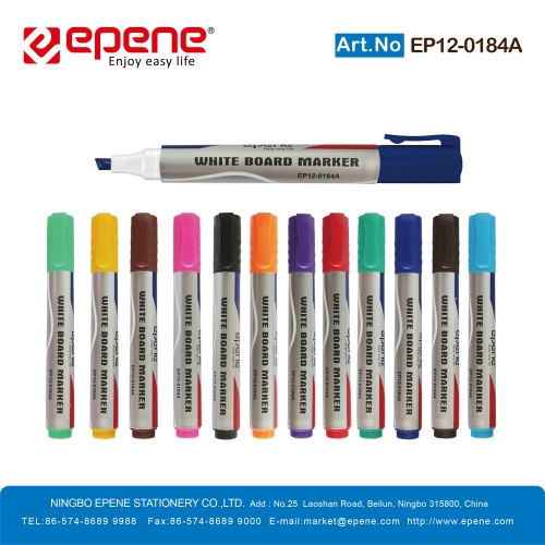 EPENE White Board Marker, Dry Eraser Marker，Quick drying, Erasable（EP12-0184A）