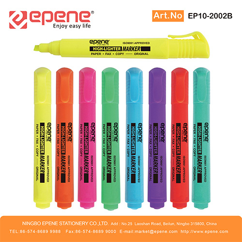 EPENE Highlighter , Colored solid barrel, Quick drying（EP10-2002B）