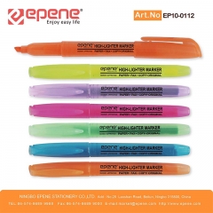 EPENE Highlighter , Colored transparent barrel, Quick drying（EP10-0112）