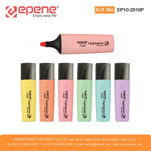 EPENE Highlighter, Quick drying ,Pastel colors, Multip（EP10-2010P）