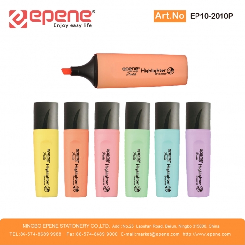 EPENE Highlighter, Quick drying ,Pastel colors, Softip（EP10-2010P）