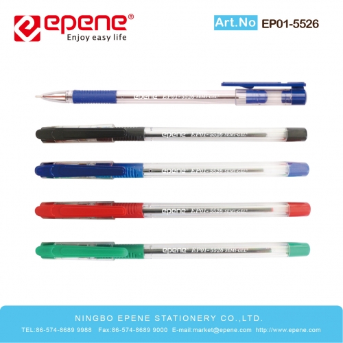 EP01-5526 EPENE GEL BALL PEN(SEMI-GEL),Elegant Design , Tungsten Carbide ball ,Long Lasting Writing