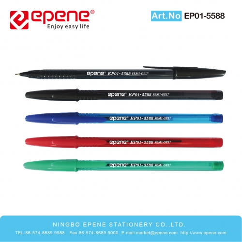 EPENE GEL BALL PEN(SEMI-GEL),Elegant Design , Tungsten Carbide ball ,Long Lasting Writing(EP01-0839)