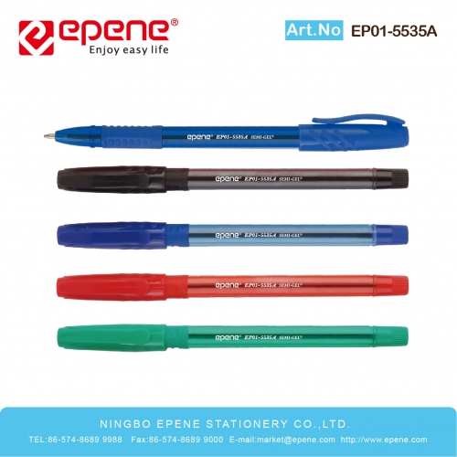 EPENE GEL BALL PEN(SEMI-GEL),Elegant Design , Tungsten Carbide ball ,Long Lasting Writing(EP01-0836)